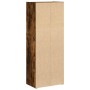 Estantería de madera de ingeniería roble ahumado 40x24x102 cm de , Librerías y estanterías - Ref: Foro24-860377, Precio: 74,1...