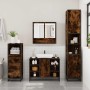 Set de muebles baño 3 pzas madera contrachapada roble ahumado de , Muebles de baño - Ref: Foro24-3301122, Precio: 290,96 €, D...