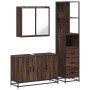 Set de muebles baño 3 pzas madera contrachapada roble marrón von , Badezimmermöbel - Ref: Foro24-3301134, Preis: 256,63 €, Ra...