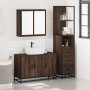 Set de muebles baño 3 pzas madera contrachapada roble marrón von , Badezimmermöbel - Ref: Foro24-3301134, Preis: 256,63 €, Ra...