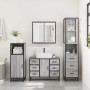Set de muebles de baño 3 pzas madera contrachapada gris sonoma de , Muebles de baño - Ref: Foro24-3301143, Precio: 316,96 €, ...