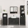 Juego de muebles de baño 3 pzas madera contrachapada negro de , Muebles de baño - Ref: Foro24-3301160, Precio: 275,80 €