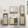 Set de muebles de baño 3 pzas madera contrachapada roble Sonoma von , Badezimmermöbel - Ref: Foro24-3301176, Preis: 258,01 €,...