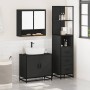 Juego de muebles de baño 3 pzas madera contrachapada negro de , Muebles de baño - Ref: Foro24-3301155, Precio: 249,60 €, Desc...