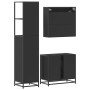 Juego de muebles de baño 3 pzas madera contrachapada negro de , Muebles de baño - Ref: Foro24-3301155, Precio: 249,60 €, Desc...