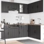 Mueble de cocina Kalmar negra 11 piezas madera contrachapada von , Küchenschränke - Ref: Foro24-3314942, Preis: 682,90 €, Rab...