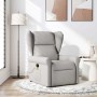 Sillón de masaje reclinable de tela gris nube by , Armchairs - Ref: Foro24-4015675, Price: 213,38 €, Discount: %