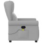 Sillón de masaje reclinable de tela gris nube by , Armchairs - Ref: Foro24-4015675, Price: 213,38 €, Discount: %