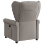 Sillón reclinable de tela gris taupe de , Sillones - Ref: Foro24-4015663, Precio: 206,37 €, Descuento: %