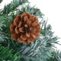 Árbol de navidad glaseado con piñas 150 cm