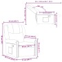 Sillón reclinable cuero sintético marrón brillante by , Armchairs - Ref: Foro24-4015677, Price: 212,31 €, Discount: %