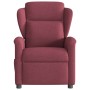 Sillón de masaje reclinable eléctrico tela rojo tinto by , Armchairs - Ref: Foro24-3303127, Price: 248,32 €, Discount: %