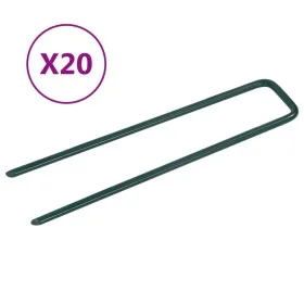 Artificial turf nails, 20 pieces of U-shaped iron. by vidaXL, Nails - Ref: Foro24-315795, Price: 15,13 €, Discount: %