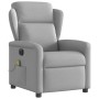 Sillón reclinable de masaje eléctrico tela gris nube von , Sessel - Ref: Foro24-3303133, Preis: 252,72 €, Rabatt: %