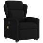 Sillón reclinable de masaje elevable tela negro by , Armchairs - Ref: Foro24-3303146, Price: 269,88 €, Discount: %