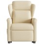 Silla de masaje reclinable de pie de tela color crema by , Armchairs - Ref: Foro24-3303152, Price: 271,96 €, Discount: %