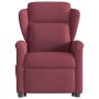 Sillón de masaje eléctrico reclinable elevable tela rojo tinto de , Sillones - Ref: Foro24-3303167, Precio: 336,28 €, Descuen...