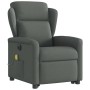 Sillón de masaje eléctrico reclinable elevable tela gris oscuro by , Armchairs - Ref: Foro24-3303165, Price: 318,70 €, Discou...