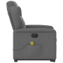Sillón de masaje eléctrico reclinable elevable tela gris oscuro by , Armchairs - Ref: Foro24-3303165, Price: 318,70 €, Discou...