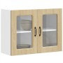 Armario pared cocina puerta de cristal Kalmar roble sonoma von , Küchenschränke - Ref: Foro24-853610, Preis: 85,93 €, Rabatt: %