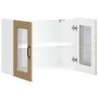 Armario pared cocina puerta de cristal Kalmar roble sonoma von , Küchenschränke - Ref: Foro24-853610, Preis: 85,93 €, Rabatt: %