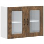 Armario pared cocina puerta de cristal Kalmar roble ahumado von , Küchenschränke - Ref: Foro24-853612, Preis: 92,06 €, Rabatt: %