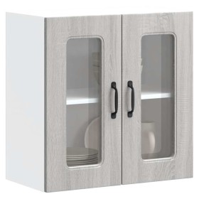 Armario pared cocina puerta de cristal Kalmar sonoma gris von , Küchenschränke - Ref: Foro24-853673, Preis: 72,09 €, Rabatt: %