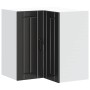 Mueble de cocina esquina pared Lucca madera ingeniería negra de , Armarios de cocina - Ref: Foro24-853858, Precio: 87,82 €, D...