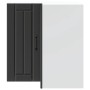 Mueble de cocina esquina pared Lucca madera ingeniería negra de , Armarios de cocina - Ref: Foro24-853858, Precio: 87,82 €, D...