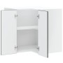 Mueble de cocina esquina pared Lucca madera ingeniería negra de , Armarios de cocina - Ref: Foro24-853858, Precio: 87,82 €, D...