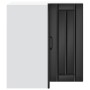Mueble de cocina esquina pared Lucca madera ingeniería negra de , Armarios de cocina - Ref: Foro24-853858, Precio: 87,82 €, D...