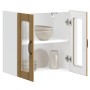 Armario pared cocina puerta de cristal Lucca roble artesanal von , Küchenschränke - Ref: Foro24-853916, Preis: 69,08 €, Rabat...