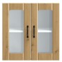 Armario pared cocina puerta de cristal Lucca roble artesanal von , Küchenschränke - Ref: Foro24-853916, Preis: 69,08 €, Rabat...