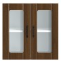 Armario pared cocina puerta de cristal Lucca roble marrón von , Küchenschränke - Ref: Foro24-853914, Preis: 67,11 €, Rabatt: %