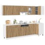 Set de muebles cocina 11 pzas madera ingeniería roble artesanal von , Küchenschränke - Ref: Foro24-3328580, Preis: 640,09 €, ...