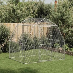 Gallinero 2,5x2x2,25 m acero galvanizado von , Käfige und Lebensräume für Kleintiere - Ref: Foro24-4104029, Preis: 157,76 €, ...