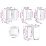Mueble cocina Lucca roble ahumado 11 pzas madera contrachapada von , Küchenschränke - Ref: Foro24-3314956, Preis: 680,38 €, R...