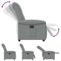 Sillón reclinable de tela gris claro by , Armchairs - Ref: Foro24-4015616, Price: 190,70 €, Discount: %