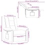 Sillón reclinable de tela gris claro de , Sillones - Ref: Foro24-4015616, Precio: 193,61 €