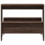 Mesa y bancos de comedor 3 pzas madera ingeniería roble marrón de , muebles para cocinas y comedores - Ref: Foro24-855537, Pr...