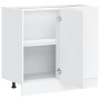 Mueble bajo para fregadero de madera de ingeniería blanca von , Küchenschränke - Ref: Foro24-854289, Preis: 74,58 €, Rabatt: %