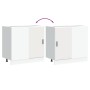 Mueble bajo para fregadero de madera de ingeniería blanca von , Küchenschränke - Ref: Foro24-854289, Preis: 74,58 €, Rabatt: %