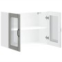 Armario pared cocina puerta de cristal Lucca gris hormigón von , Küchenschränke - Ref: Foro24-853851, Preis: 92,21 €, Rabatt: %