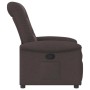 Sillón reclinable de tela marrón oscuro by , Armchairs - Ref: Foro24-4015621, Price: 188,20 €, Discount: %