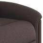 Sillón reclinable de tela marrón oscuro by , Armchairs - Ref: Foro24-4015621, Price: 188,20 €, Discount: %