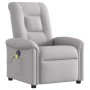 Sillón de masaje reclinable de tela gris nube by , Armchairs - Ref: Foro24-4015635, Price: 238,03 €, Discount: %