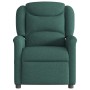 Sillón reclinable de tela verde oscuro by , Armchairs - Ref: Foro24-4015602, Price: 190,20 €, Discount: %