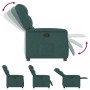 Sillón reclinable de tela verde oscuro by , Armchairs - Ref: Foro24-4015602, Price: 190,20 €, Discount: %