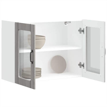 Armario pared cocina puerta de cristal Lucca sonoma gris von , Küchenschränke - Ref: Foro24-853853, Preis: 84,55 €, Rabatt: %