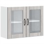 Armario pared cocina puerta de cristal Lucca sonoma gris von , Küchenschränke - Ref: Foro24-853853, Preis: 84,55 €, Rabatt: %